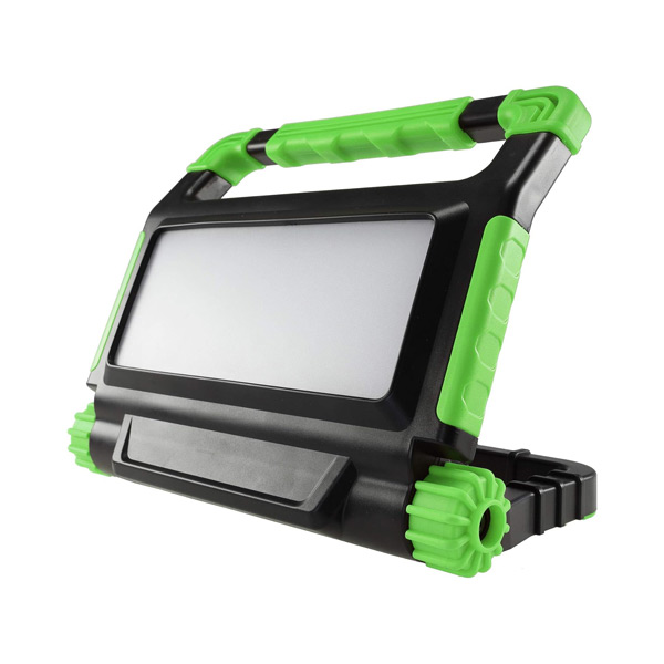 aku led reflektor prenosni, 20w 3,7v 5,0ah 1800lm ip54, powerbank