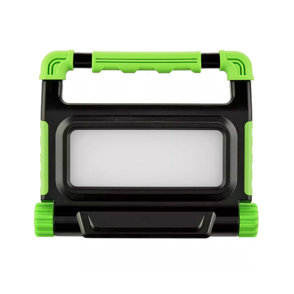 aku led reflektor prenosni, 20w 3,7v 5,0ah 1800lm ip54, powerbank