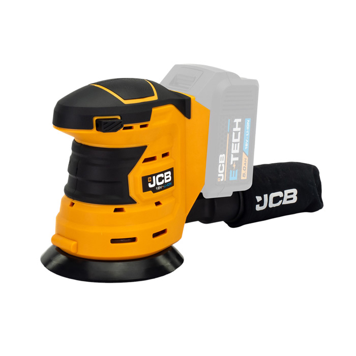 akumulatorski ekscentrični brusilnik fi 125mm 18v, jcb 21-18os-b