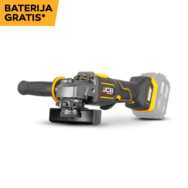 akumulatorski kotni brusilnik, brezkrtačni, 125mm 18v, jcb pro 18pag-125