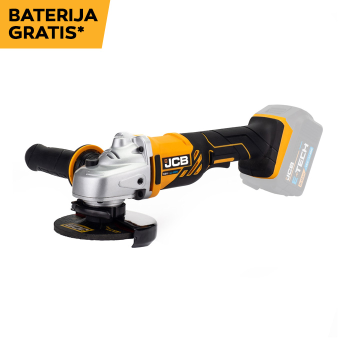akumulatorski kotni brusilnik fi 115mm 18v, jcb 21-18ag-b