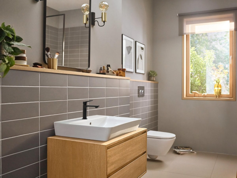 armatura za umivalnik zebris coolstart črna, 72571670, hansgrohe