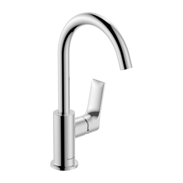 armatura za umivalnik zebris polkrožna, s sifonom, 72574000, hansgrohe