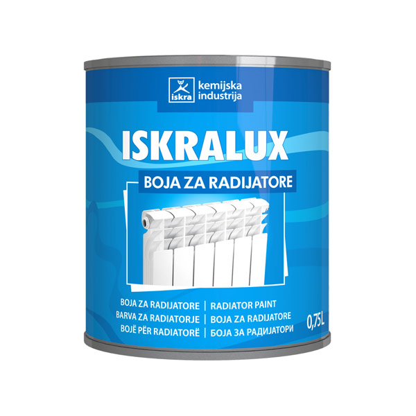 barva za radiatorje iskralux 0,20l bela ral 9016