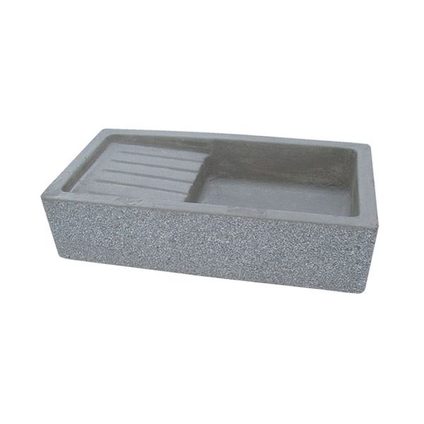 betonsko pomivalno korito etna 40x80x20cm vrtno, sivo