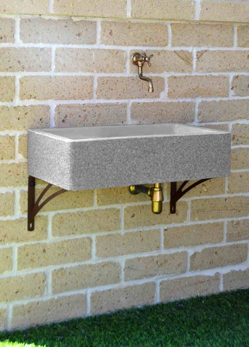 betonsko pomivalno korito lipari 38x78x18cm vrtno