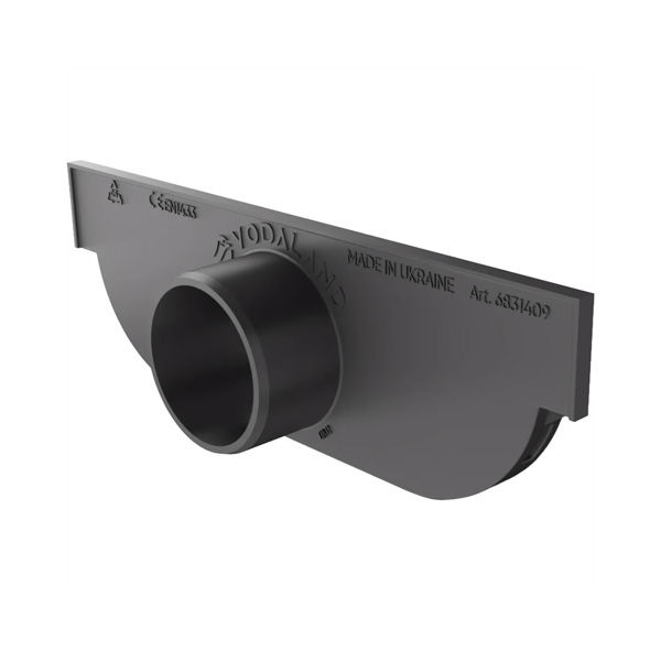 čelna stena z iztokom fi 32mm za kanaleto easylow čelna stena z iztokom fi 32mm za kanaleto easylow