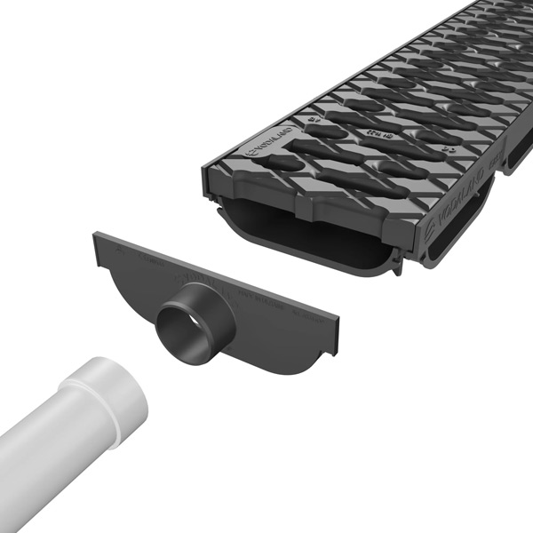 čelna stena z iztokom fi 32mm za kanaleto easylow čelna stena z iztokom fi 32mm za kanaleto easylow