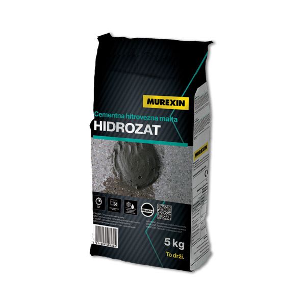 cementna hitrovezna malta hidrozat 5kg murexin
