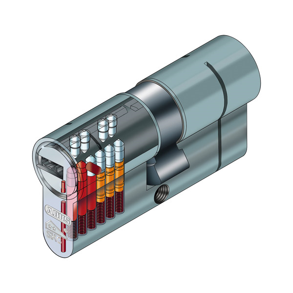 cilindrični vložek protivlomni abus d10ps 30/30 60mm