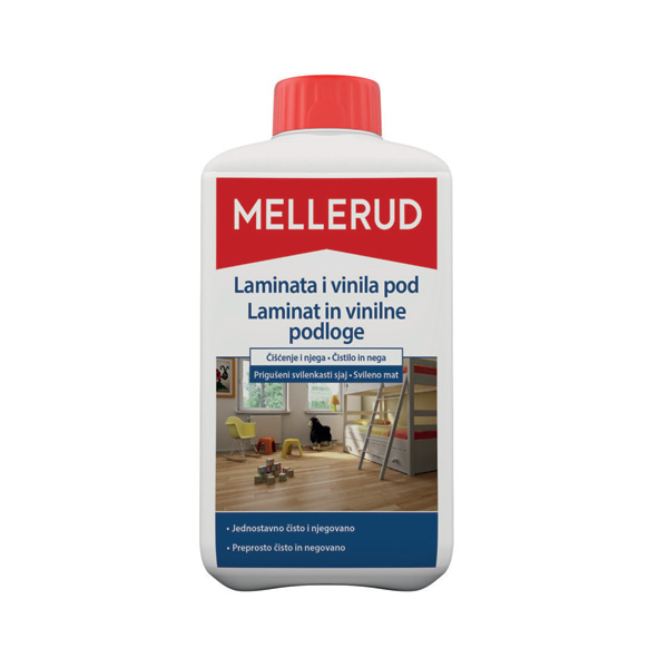 čistilno negovalno sredstvo za laminat in vinil 1l mellerud 