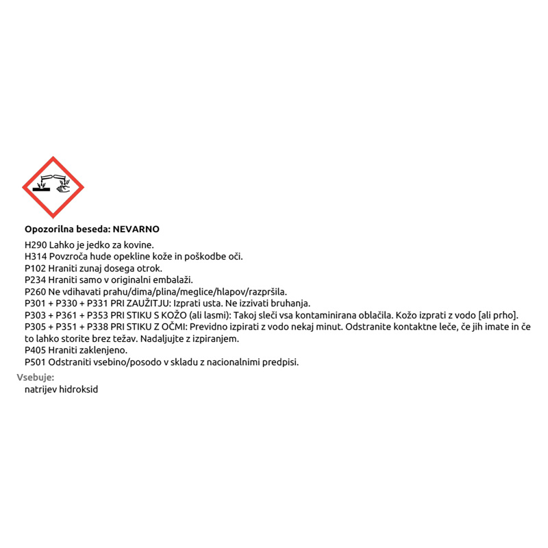 čistilo za odtoke cevosan 500ml