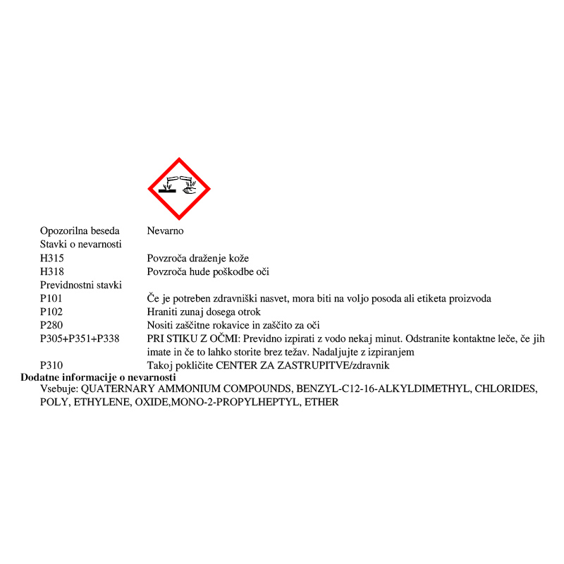 čistilo za streho roof guard 5l