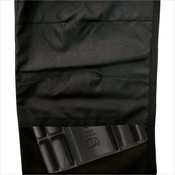 delovne hlače do pasu št.48 črno-zelene, triuso