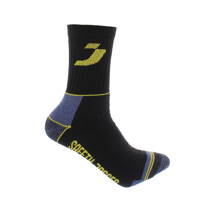 delovne nogavice sj sock št.39-42 3par črno-rumene, safety jogger