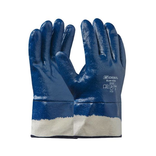 delovne rokavice blue nitril št.10 gebol