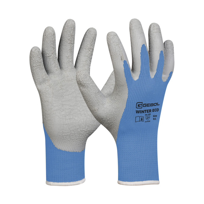delovne rokavice winter eco št.9 gebol, modre delovne rokavice winter eco št.9 gebol, modre