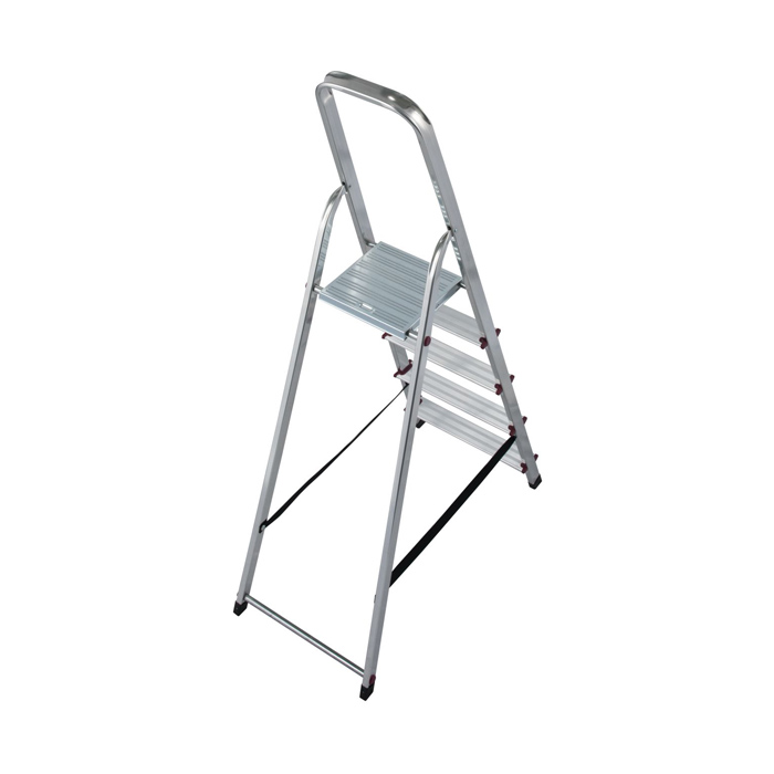 dvodelna alu hišna lestev, 5 stopnic, krause
