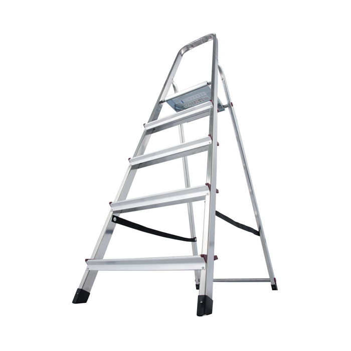 dvodelna alu hišna lestev, 5 stopnic, krause