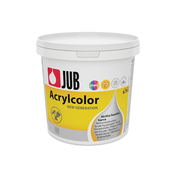 FASADNA BARVA ACRYLCOLOR OKER 0,75l, JUB