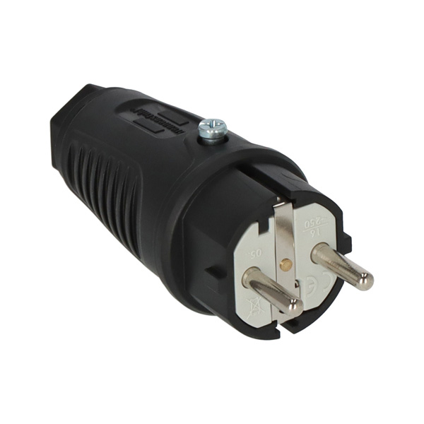 gumijast vtikač za kabel 6-13mm, 16a, ip54, tip e, f, črn gumijast vtikač za kabel 6-13mm, 16a, ip54, tip e, f, črn