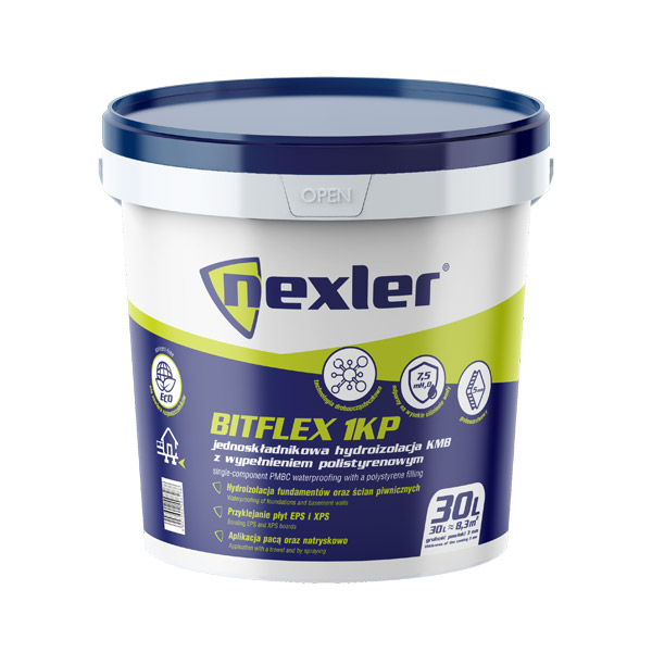 hidroizolacijska bitumenska masa bitflex 1kp 30l