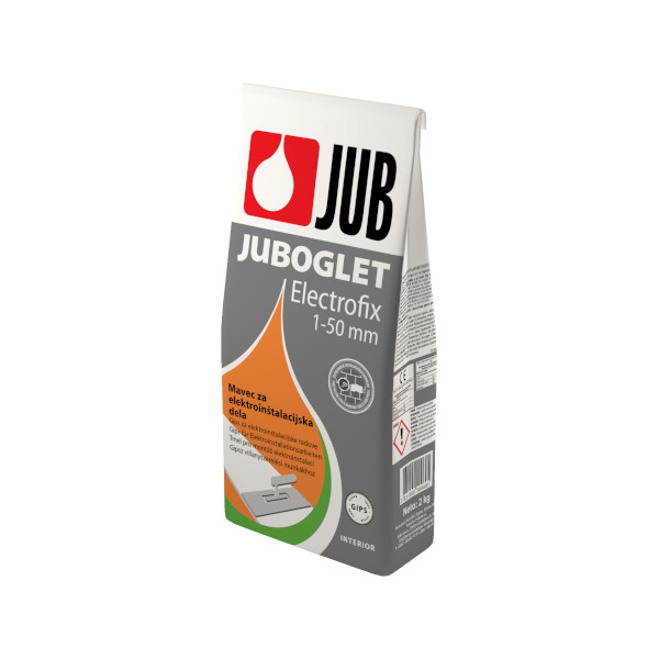 juboglet elektrofix 2kg elektroinštalacijski mavec, jub