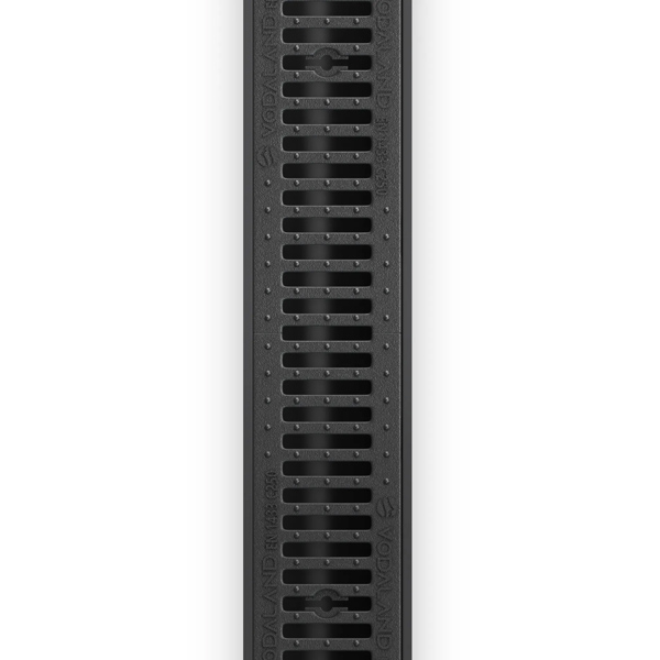 kanaleta z ltž rešetko hext120, povozna c250 156x120x1000mm, črna