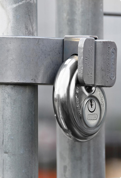 ključavnica obešanka abus diskus 24ib/50-ka 50mm na enak ključ, inox