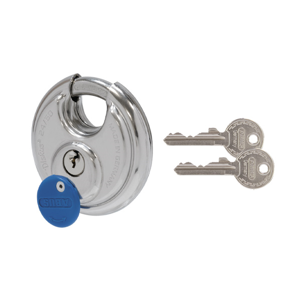 ključavnica obešanka abus diskus 24ib/60-locktag 60mm, inox ključavnica obešanka abus diskus 24ib/60-locktag 60mm, inox
