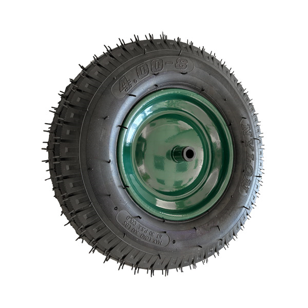 kolo samokolnice 4.00-8 nosilnost 280kg, zeleno, limex
