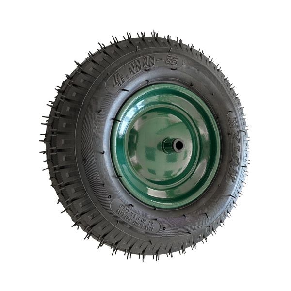 kolo samokolnice 4.00-8 nosilnost 280kg, zeleno, limex