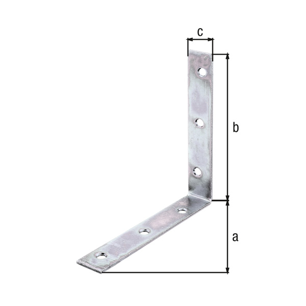 kotnik vezni 125x125x22mm pocinkan