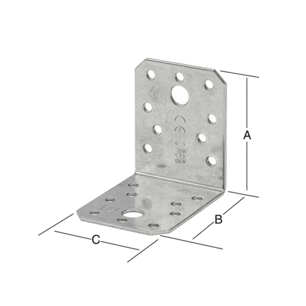 kotnik vezni 70x70x55mm pocinkan