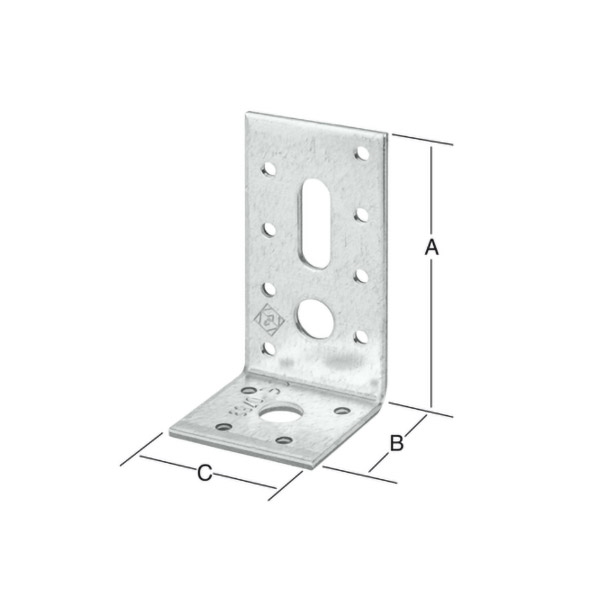 kotnik vezni 90x48x48mm pocinkan