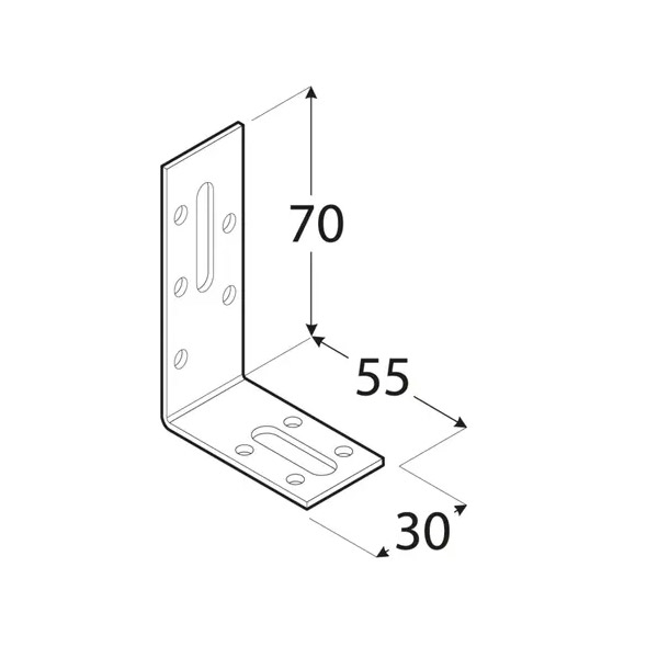 kotnik vezni nastavljiv 70x55x30mm pocinkan kotnik vezni nastavljiv 70x55x30mm pocinkan