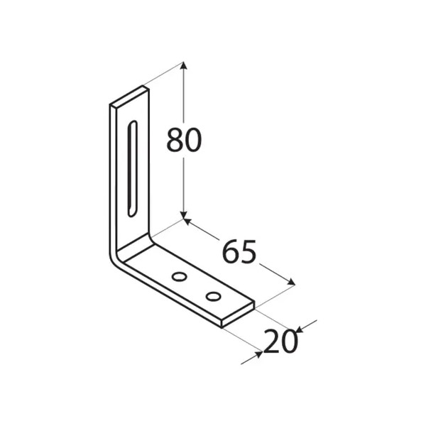 kotnik vezni nastavljiv 80x65x20mm rumeno pocinkan kotnik vezni nastavljiv 80x65x20mm rumeno pocinkan