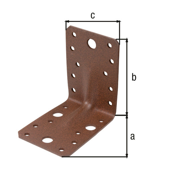 kotnik vezni ojačan 90x90x65mm rjav, duravis zaščita kotnik vezni ojačan 90x90x65mm rjav, duravis zaščita