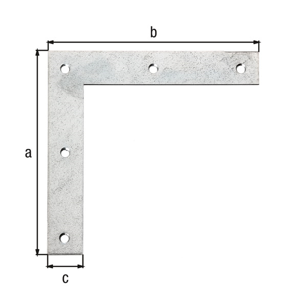 kotnik vezni ploski 120x120x20mm pocinkan