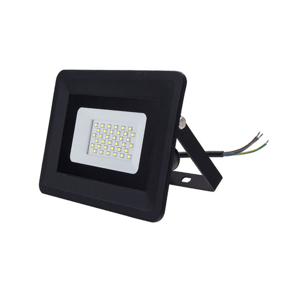 led reflektor 30w 2550lm 2800k ip65, z nosilcem, zunanji