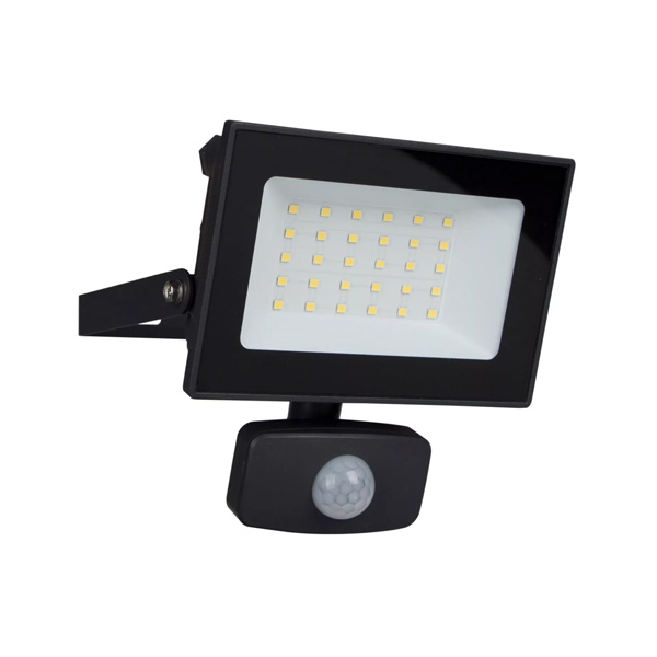 led reflektor s senzorjem 30w 3300lm 4000k ip44, stenski