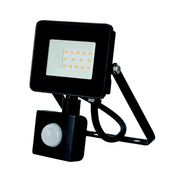 led reflektor s senzorjem 8m, 10w 900lm 4000k ip44