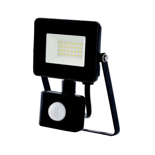 led reflektor s senzorjem 8m, 20w 1800lm 4000k ip44