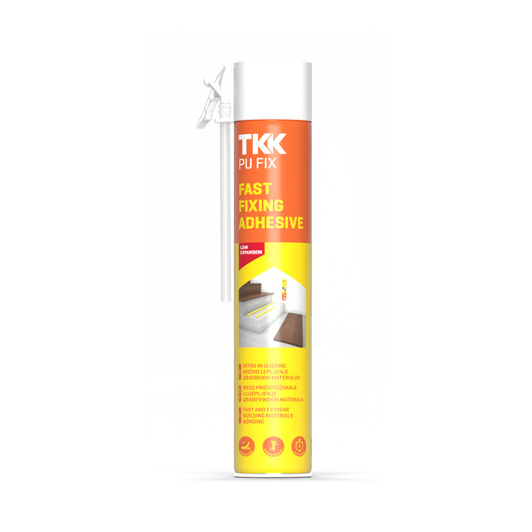 lepilo za gradbeni material pu fix fast fixing adhesive 750ml ročno, tkk