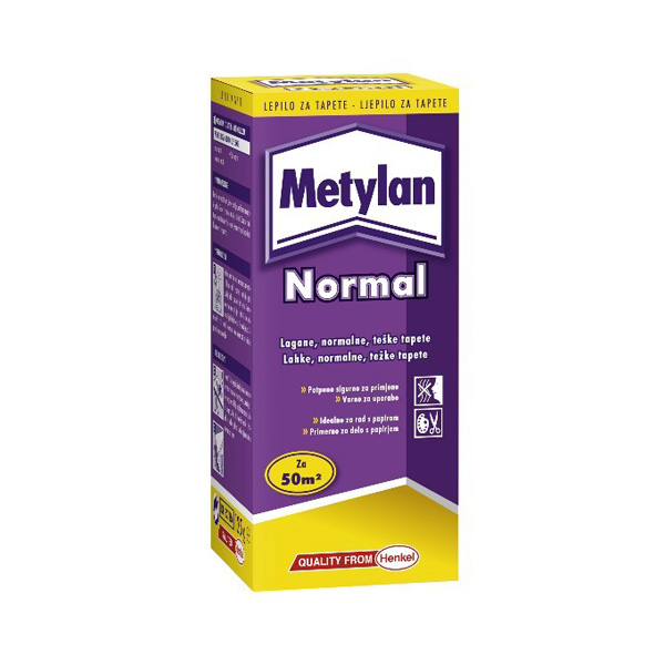 lepilo za tapete metylan normal 125g, henkel