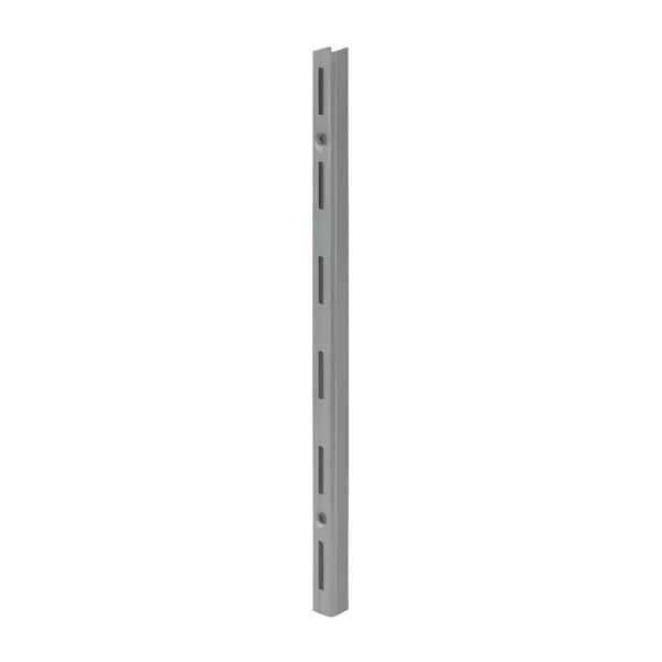 letev za nosilce polic 500mm enoredna, srebrno siva