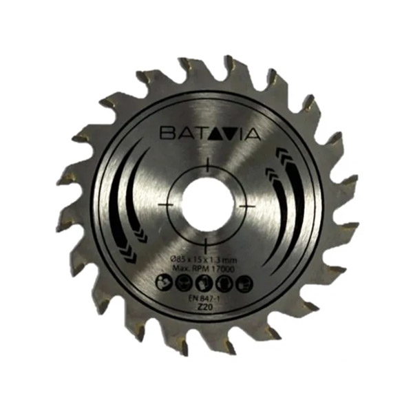list krožne žage za les 85mm 20 zob tct, batavia