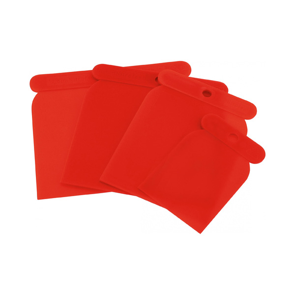 lopatice za nanos in fugiranje, 4-delni set, triuso