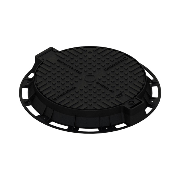 ltž pokrov z okvirjem fi 55cm b125 okrogli, z zaklepom ltž pokrov z okvirjem fi 55cm b125 okrogli, z zaklepom