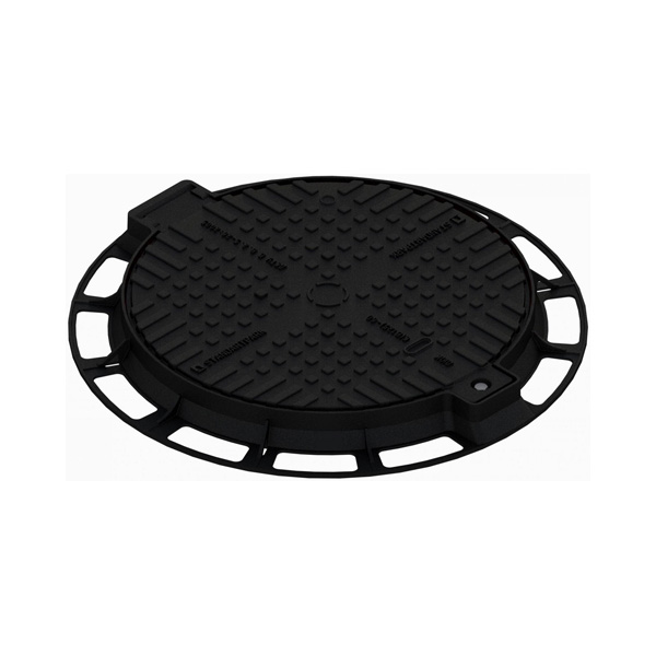 ltž pokrov z okvirjem fi 60cm b125 okrogli, z zaklepom ltž pokrov z okvirjem fi 60cm b125 okrogli, z zaklepom